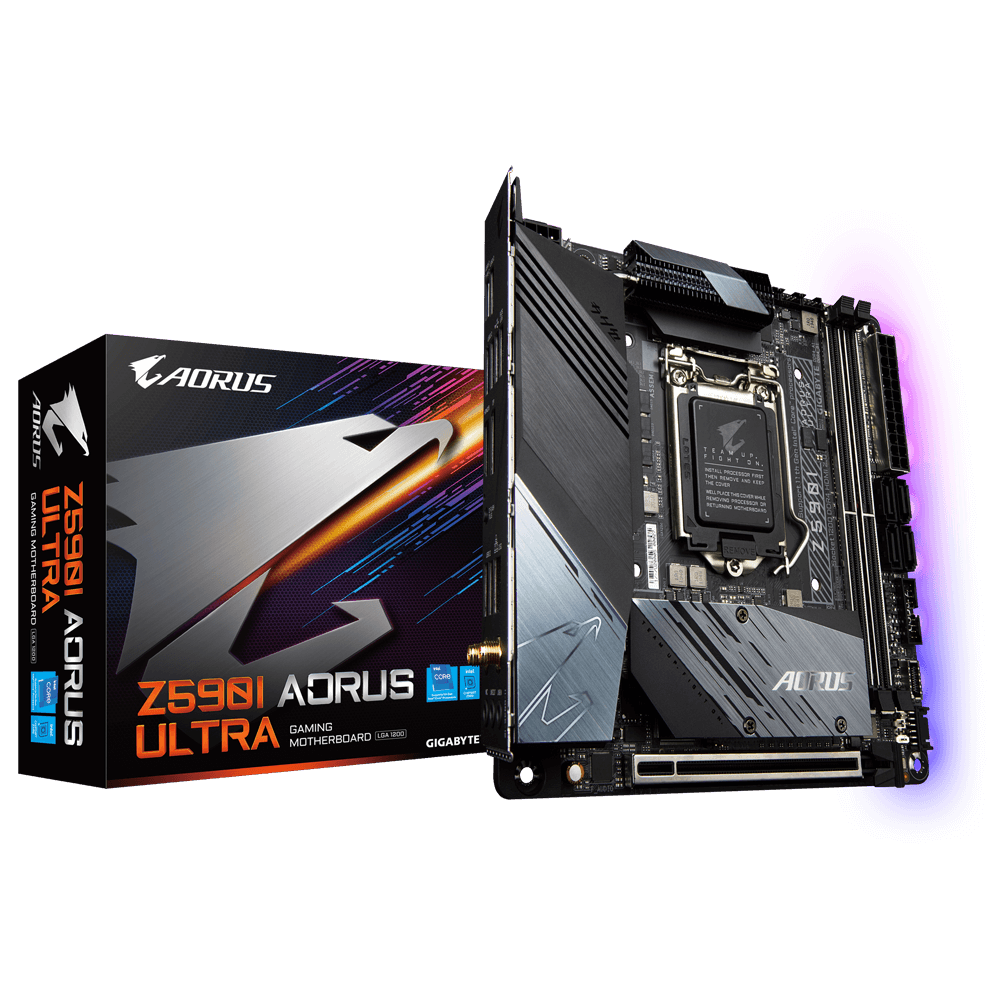 Z590I AORUS ULTRA (Rev. 1.0) - Преимущества | Материнские платы GIGABYTE