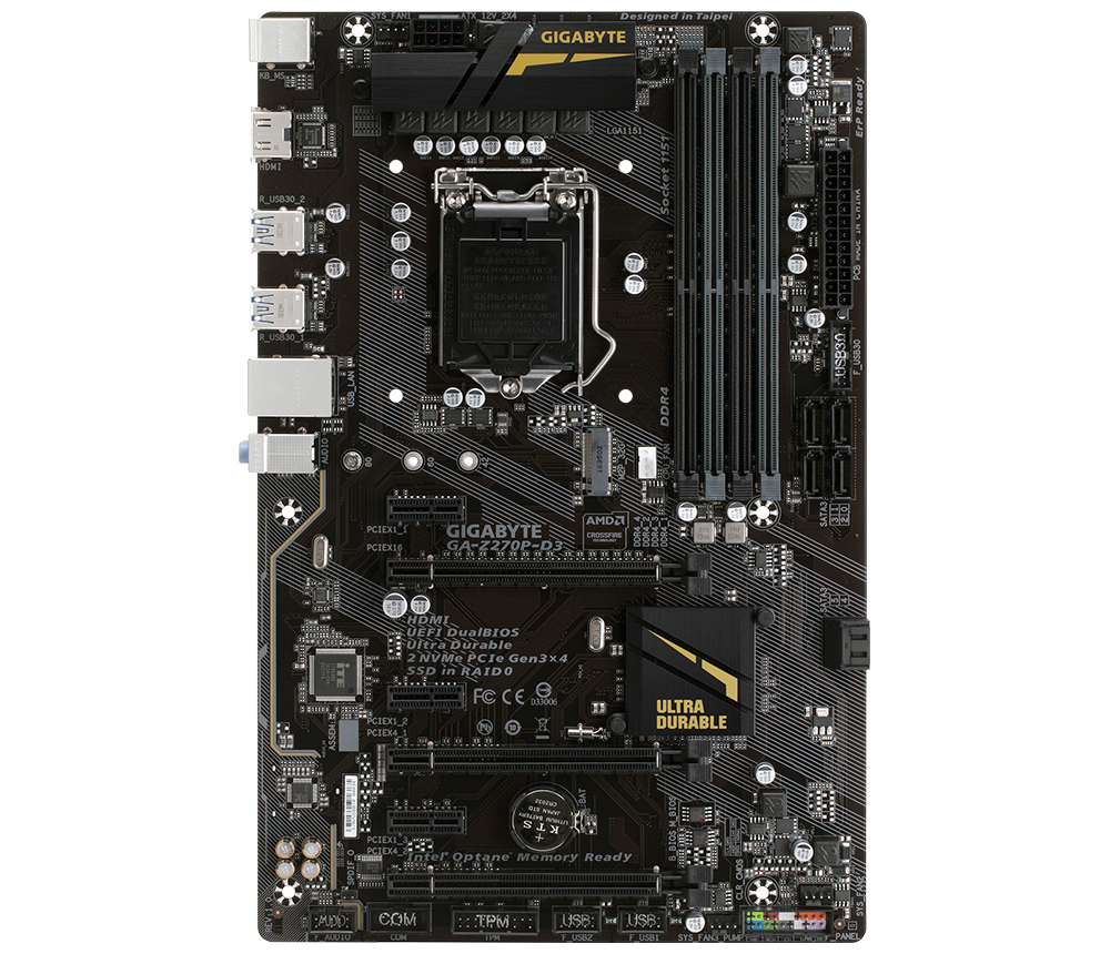 GA-Z270P-D3 (Rev. 1.0) - Key features | Motherboard GIGABYTE