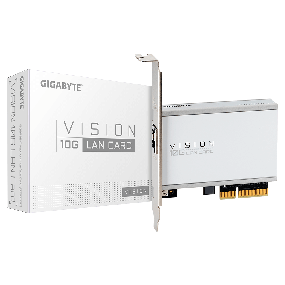 VISION 10G LAN Card - Преимущества | Материнские платы GIGABYTE