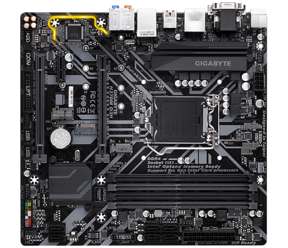 H370M D3H (Rev. 1.0) - Key features | Motherboard GIGABYTE