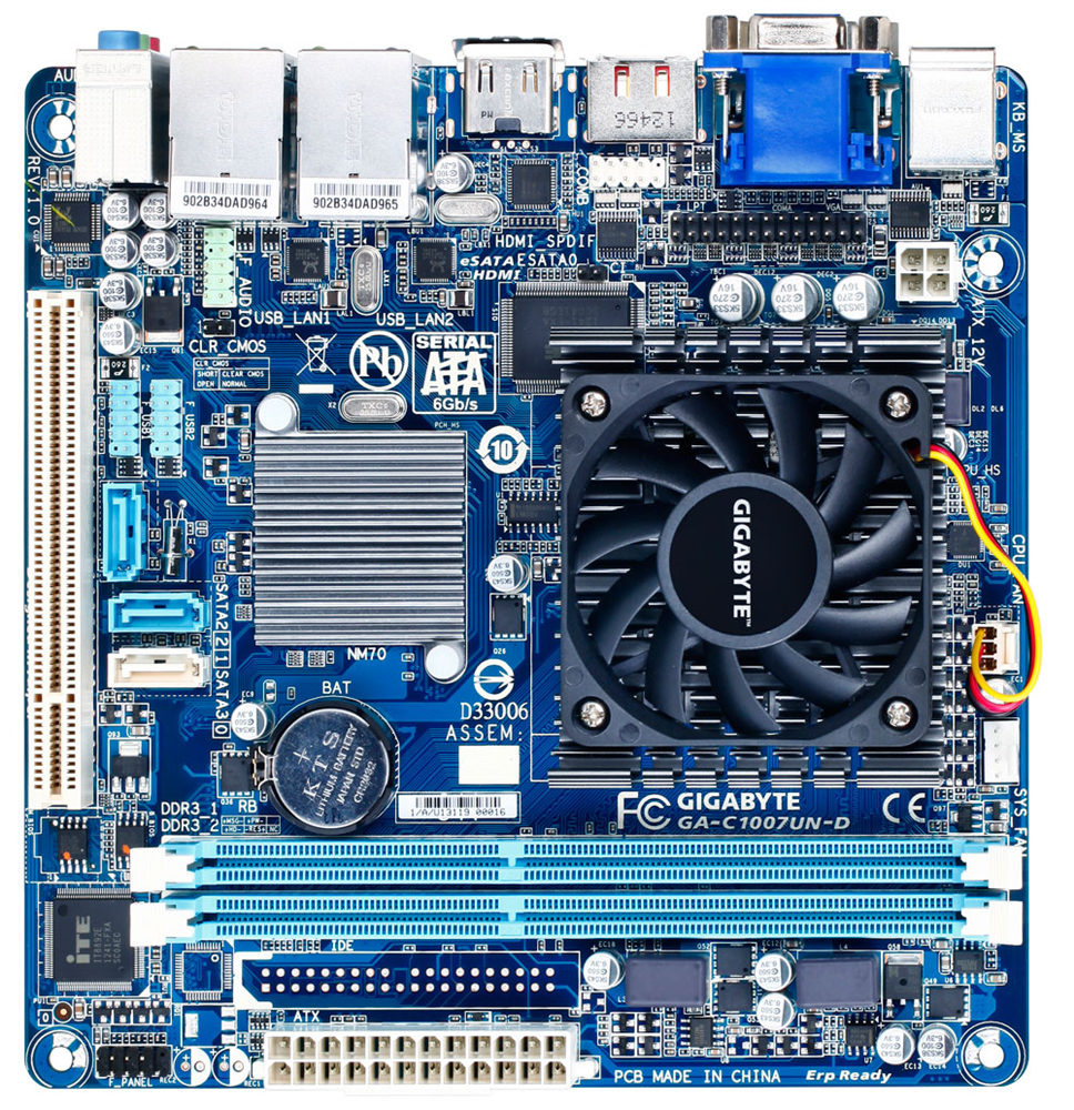 GA-C1007UN-D (Rev. 1.0) - Key features | Motherboard GIGABYTE