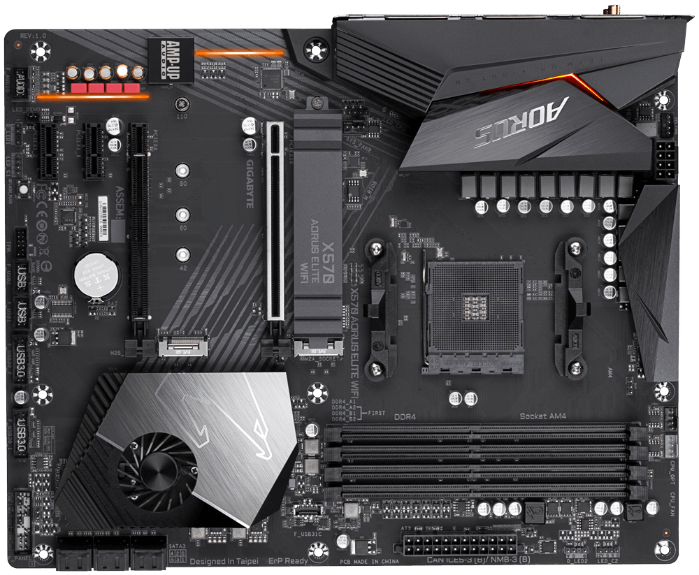 X570 aorus elite wifi top