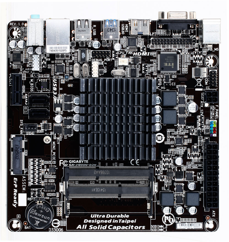 GA-J1800N-D2H (Rev. 1.x) - Key features | Motherboard GIGABYTE