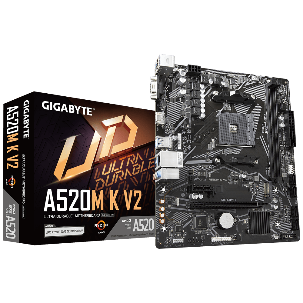 A520m K V2 Rev 1 1 Support Motherboard Gigabyte