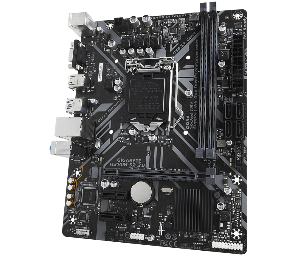 H310m S2 20 Rev 10 Key Features Motherboard Gigabyte