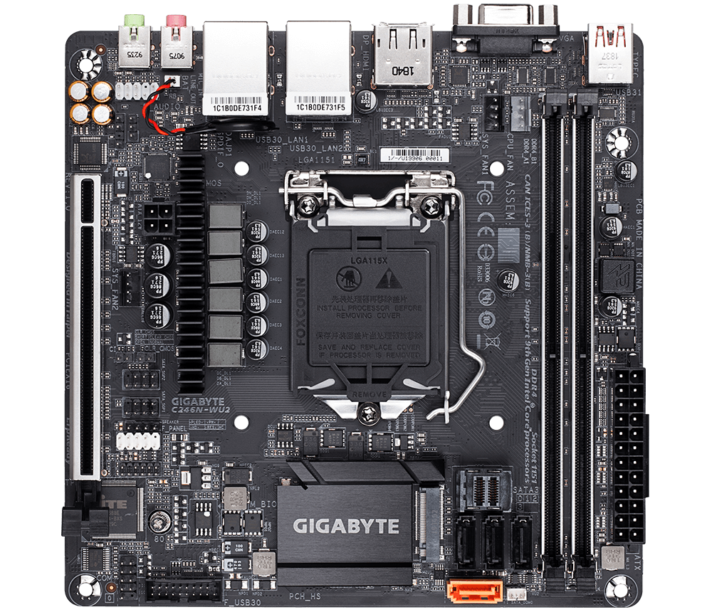 C246N-WU2 - Key features | Motherboard GIGABYTE