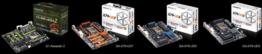 GIGABYTE X79 Ultra Durable Motherboards