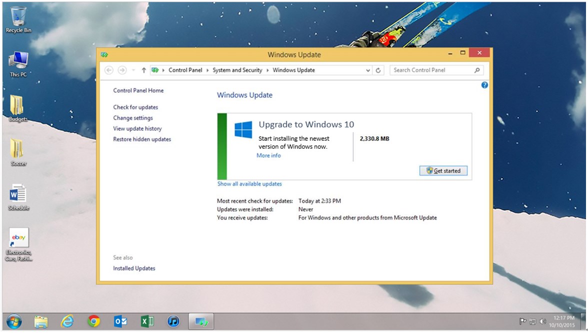 Upgrade Instruction from Windows 7 SP1/Windows 8.1 Update to 